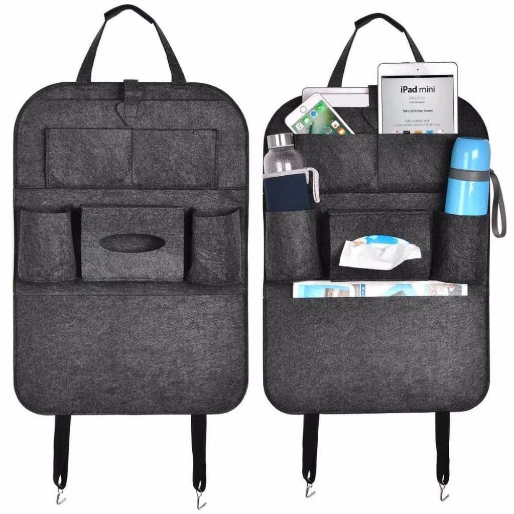 Back Seat Storage Organizer Trash Net Holder Pocket - Pack of 2