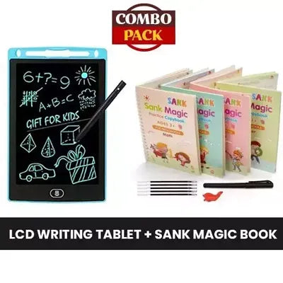 3D REUSABLE MAGIC BOOK SET WITH DIGITAL WRITING PAD