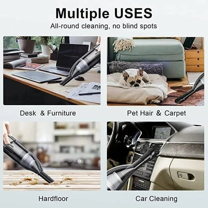 🔥Last Day Promotion 50% OFF - Portable USB Wireless Handheld Car & Home Vacuum Cleaner