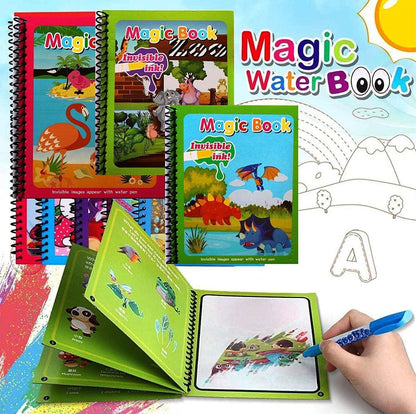 Reusable Magic Water Painting Quick Dry Book