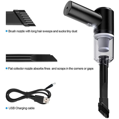 Portable USB Wireless Handheld Car & Home Vacuum Cleaner