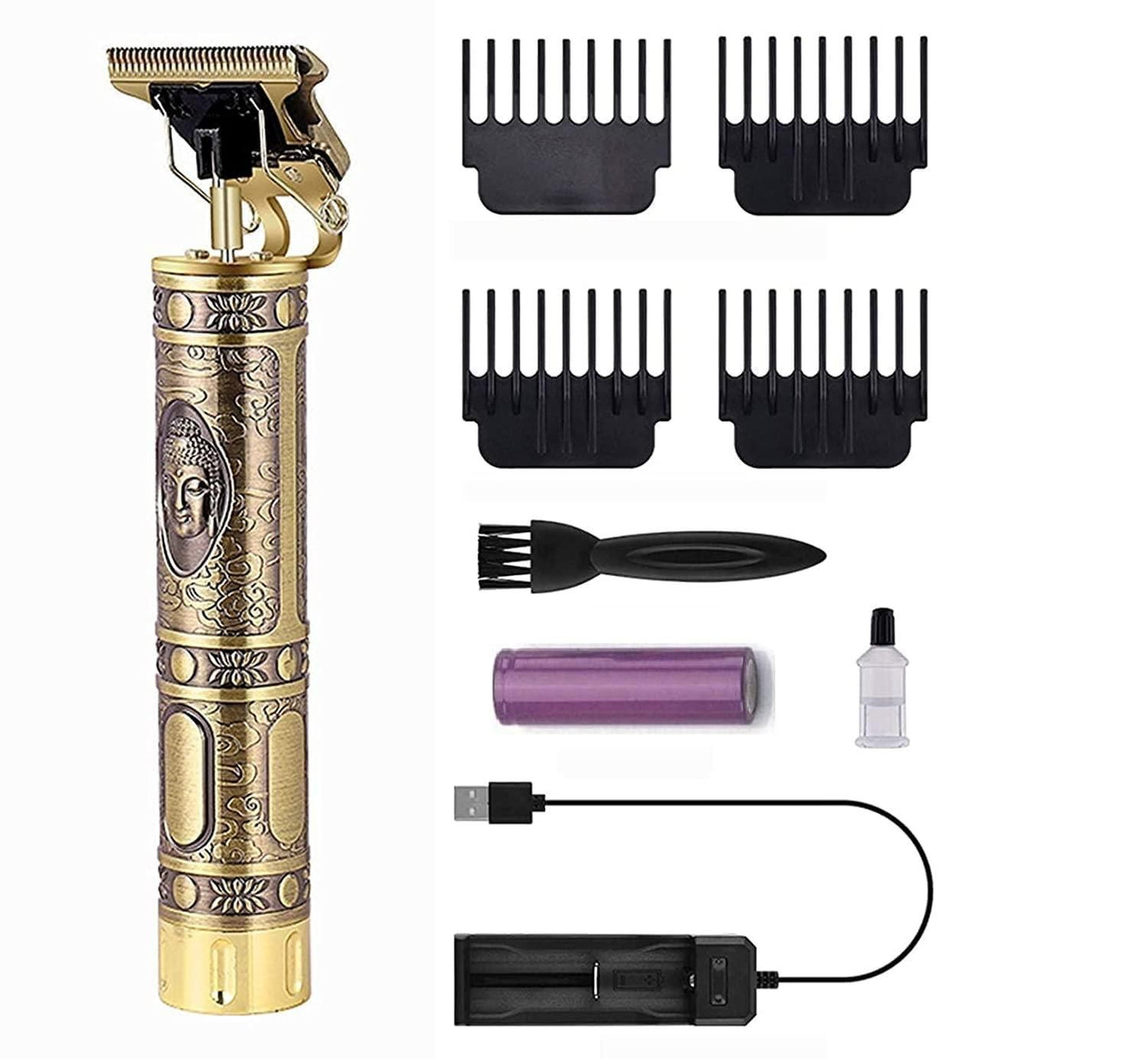 Buddha Style Hair Trimmer for Men with Adjustable Blade Clipper